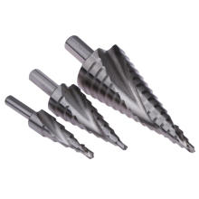 Metric Amber Color Hex Shank HSS Step Drill Bits for Sheet Tube Metal Drilling 4-12 mm 4-20 mm 4-32 mm